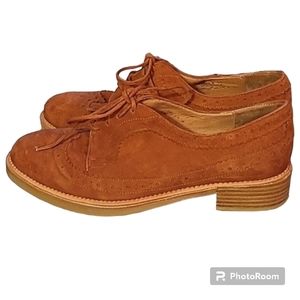 Jeffrey Campbell Gershwin Oxford Rust Colored Shoes